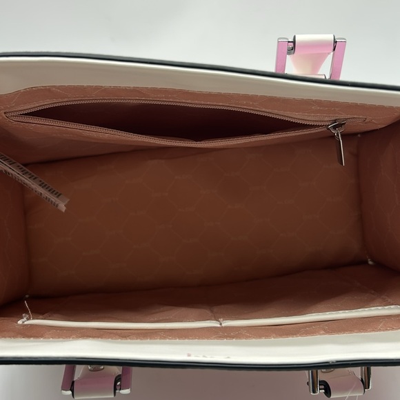 Aldo Heatwave Hotel Tote Bag – Pink & White Graphic Print – NWT - Picture 5 of 8